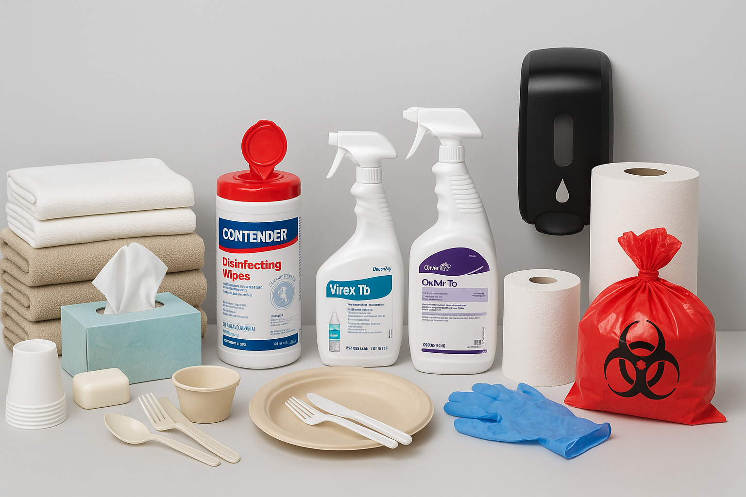 Healthcare, clinics and senior living facility janitorial supplies, paper products, PPE and dietary disposables program for Orlando and Central Florida